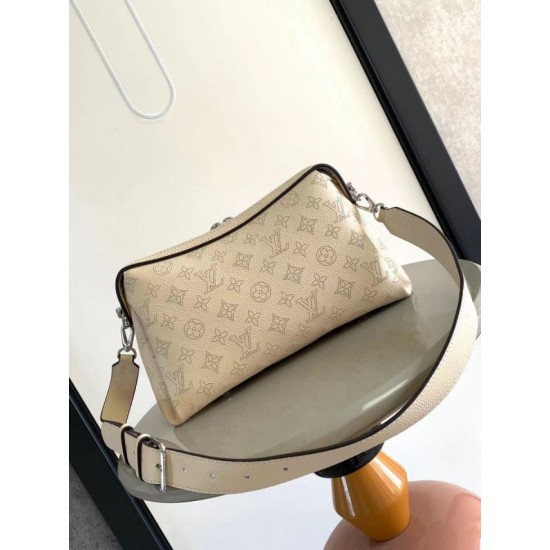 Replica Borsa Louis Vuitton Hand It All PM Crema Mahina M24114