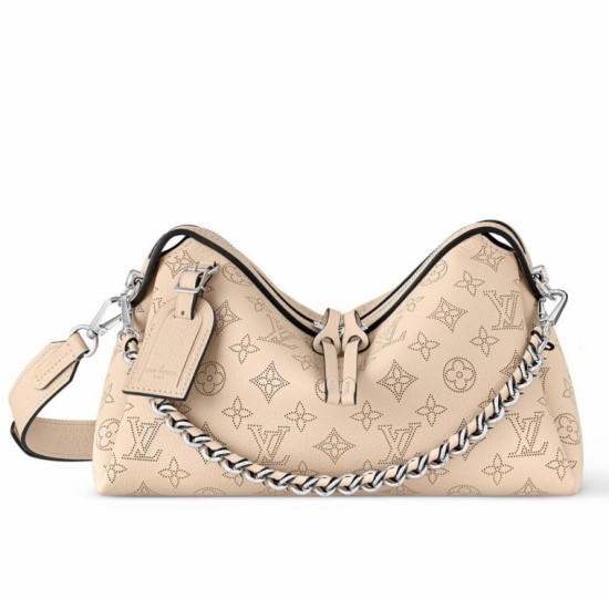 Replica Borsa Louis Vuitton Hand It All PM Crema Mahina M24114