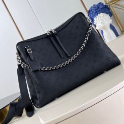 Replica Borsa Louis Vuitton Hand It All MM Nera Mahina M24132 Replica Borsa Louis Vuitton Hand It All MM Nera Mahina M24132