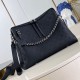 Replica Borsa Louis Vuitton Hand It All MM Nera Mahina M24132