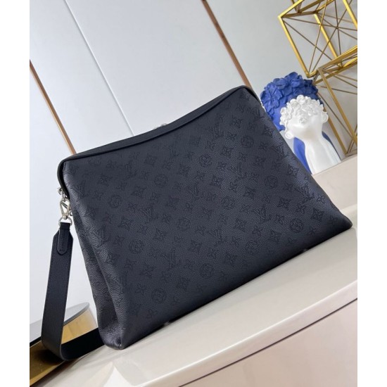 Replica Borsa Louis Vuitton Hand It All MM Nera Mahina M24132