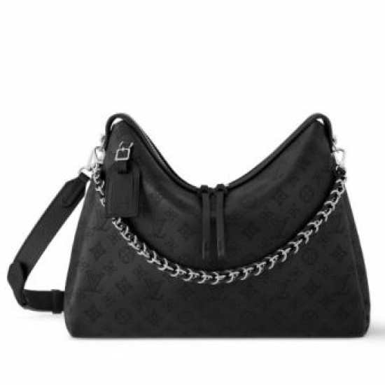 Replica Borsa Louis Vuitton Hand It All MM Nera Mahina M24132