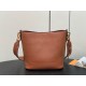 Replica Borsa Louis Vuitton con lucchetto e passeggio M24165 Marrone granulato