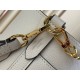Replica Borsa Louis Vuitton con lucchetto e passeggio granulata M24638 bianca