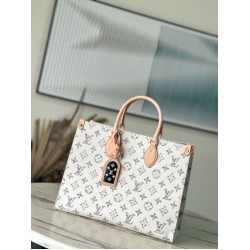 Replica Borsa Louis Vuitton OnTheGo MM in tessuto monogram M24708