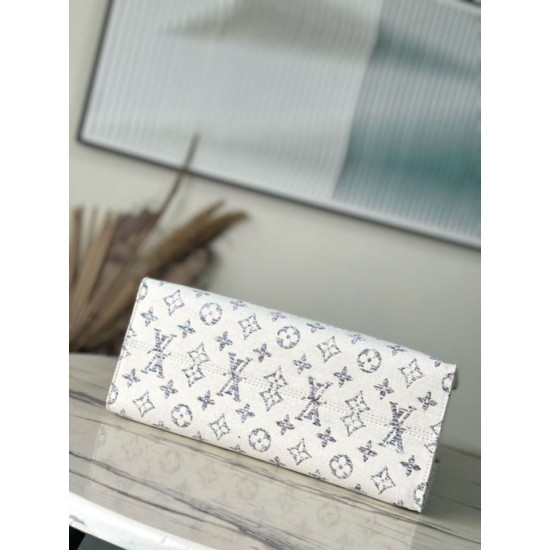 Replica Borsa Louis Vuitton OnTheGo MM in tessuto monogram M24708