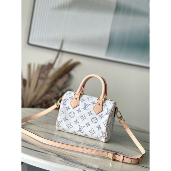 Replica Borsa Louis Vuitton Speedy Bandouliere 20 in tessuto monogram M24709