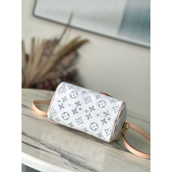 Replica Borsa Louis Vuitton Speedy Bandouliere 20 in tessuto monogram M24709