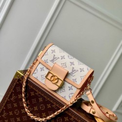 Replica Borsa Louis Vuitton Mini Dauphine in tessuto monogram M24841