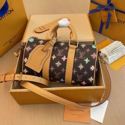 Replica Louis Vuitton Keepall Bandouliere 25 LV Duffle Bag M24849 Monogram Craggy Replica Louis Vuitton Keepall Bandouliere 25 LV Duffle Bag M24849 Monogram Craggy
