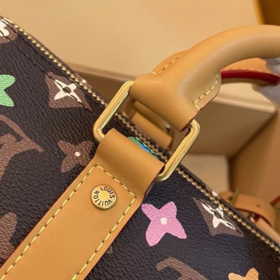 Replica Louis Vuitton Keepall Bandouliere 25 LV Duffle Bag M24849 Monogram Craggy Replica Louis Vuitton Keepall Bandouliere 25 LV Duffle Bag M24849 Monogram Craggy