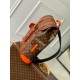 Replica Zaino Louis Vuitton Christopher MM Zaino LV Uomo M46814 Monogram Macassar Orange