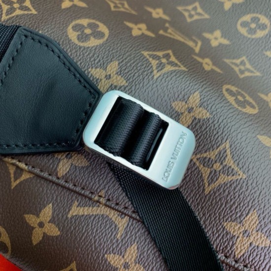 Replica Zaino Louis Vuitton Christopher MM Zaino LV Uomo M46814 Monogram Macassar Orange