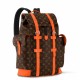 Replica Zaino Louis Vuitton Christopher MM Zaino LV Uomo M46814 Monogram Macassar Orange