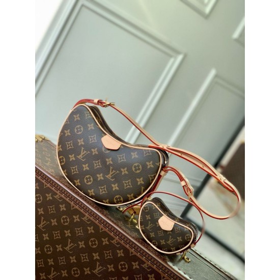 Replica Borsa Louis Vuitton Croissant MM LV M46828 Tela monogram Replica Borsa Louis Vuitton Croissant MM LV M46828 Tela monogram