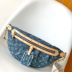 Replica Louis Vuitton Marsupio a vita alta M46837 monogram Denim