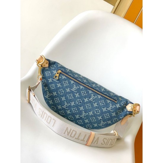 Replica Louis Vuitton Marsupio a vita alta M46837 monogram Denim