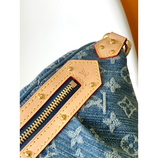 Replica Louis Vuitton Marsupio a vita alta M46837 monogram Denim