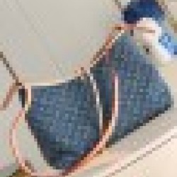 Replica Borsa Louis Vuitton CarryAll MM LV M46855 Monogram Denim