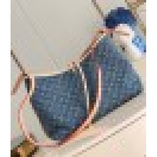 Replica Borsa Louis Vuitton CarryAll MM LV M46855 Monogram Denim