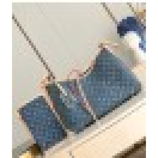 Replica Borsa Louis Vuitton CarryAll MM LV M46855 Monogram Denim