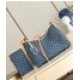 Replica Borsa Louis Vuitton CarryAll MM LV M46855 Monogram Denim