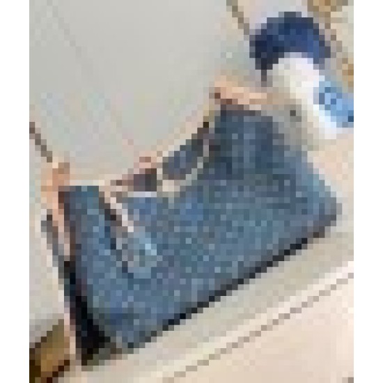 Replica Borsa Louis Vuitton CarryAll MM LV M46855 Monogram Denim