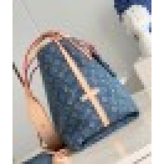 Replica Borsa Louis Vuitton CarryAll MM LV M46855 Monogram Denim