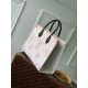 Replica Borsa tote Louis Vuitton OnTheGo MM LV M46912 Monogram Dune