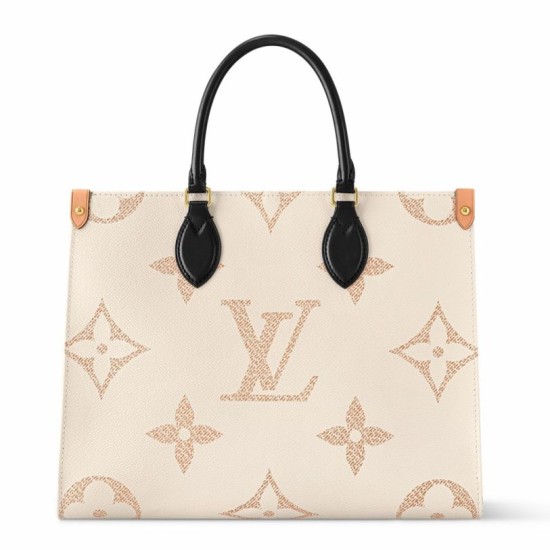 Replica Borsa tote Louis Vuitton OnTheGo MM LV M46912 Monogram Dune