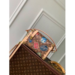 Replica Borsa Louis Vuitton Side Trunk MM in tela monogram M47085 Replica Borsa Louis Vuitton Side Trunk MM in tela monogram M47085