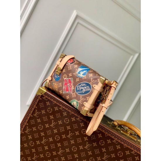 Replica Borsa Louis Vuitton Side Trunk MM in tela monogram M47085 Replica Borsa Louis Vuitton Side Trunk MM in tela monogram M47085