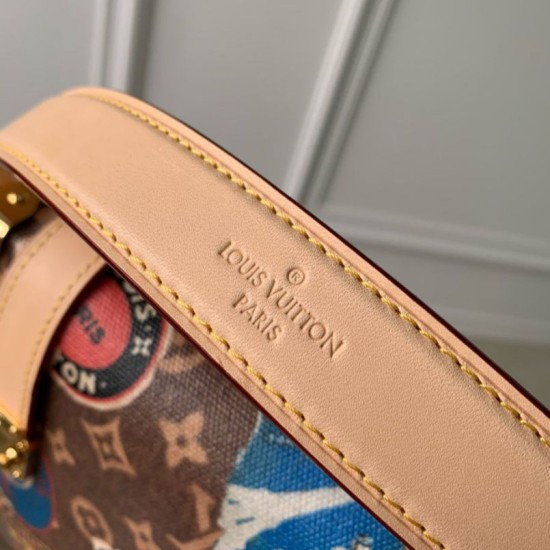 Replica Borsa Louis Vuitton Side Trunk MM in tela monogram M47085 Replica Borsa Louis Vuitton Side Trunk MM in tela monogram M47085