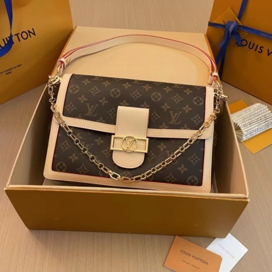 Replica Borsa Louis Vuitton Dauphine Soft GM monogram M47149