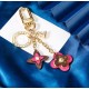Replica Louis Vuitton Portafortuna e portachiavi con fiori in fiore M63084