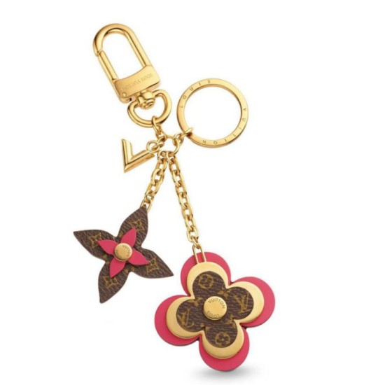 Replica Louis Vuitton Portafortuna e portachiavi con fiori in fiore M63084