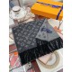 Replica Sciarpe LV con monogram sfumato Louis Vuitton M71607 nere Replica Sciarpe LV con monogram sfumato Louis Vuitton M71607 nere