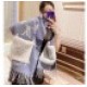 Replica Sciarpe Louis Vuitton Cold Reykjavik Cashmere LV M76342 Blu