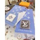 Replica Sciarpe Louis Vuitton Cold Reykjavik Cashmere LV M76342 Blu