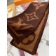 Replica Sciarpa in cashmere con coperta Louis Vuitton Sweet Dreams LV M77379 Marrone Replica Sciarpa in cashmere con coperta Louis Vuitton Sweet Dreams LV M77379 Marrone