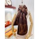 Replica Sciarpa in cashmere con coperta Louis Vuitton Sweet Dreams LV M77379 Marrone Replica Sciarpa in cashmere con coperta Louis Vuitton Sweet Dreams LV M77379 Marrone