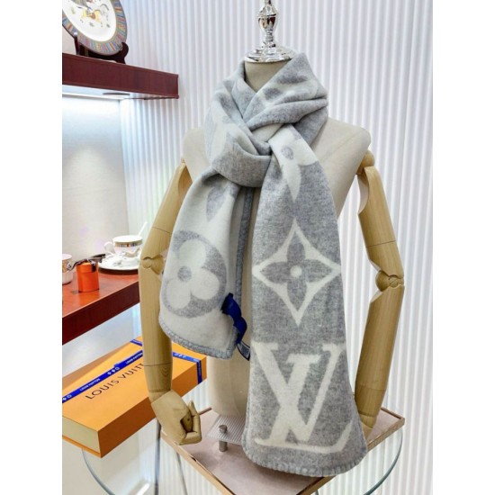 Replica Sciarpa Louis Vuitton Sweet Dreams LV M77380 Grigia
