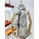 Replica Sciarpa Louis Vuitton Sweet Dreams LV M77380 Grigia