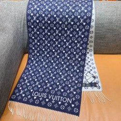 Replica Louis Vuitton Game On LV Sciarpa M77640 Blu