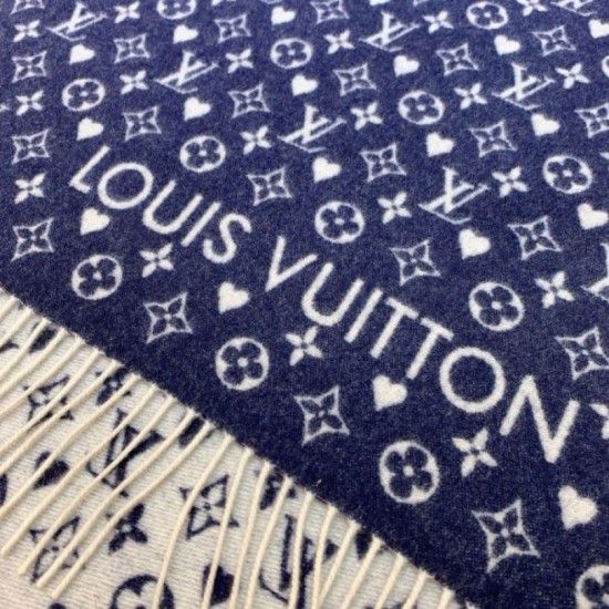 Replica Louis Vuitton Game On LV Sciarpa M77640 Blu