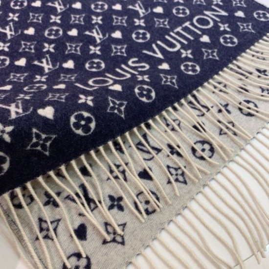 Replica Louis Vuitton Game On LV Sciarpa M77640 Blu
