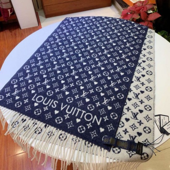Replica Louis Vuitton Game On LV Sciarpa M77640 Blu