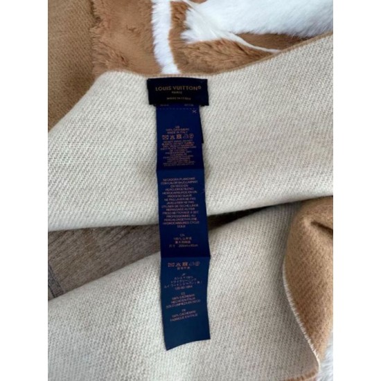 Replica Louis Vuitton LV Cozy Mink Fur Collection Sciarpa LV M77736