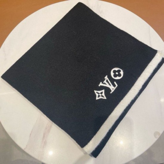 Replica Sciarpe Louis Vuitton LV Headline LV M77928 Nero