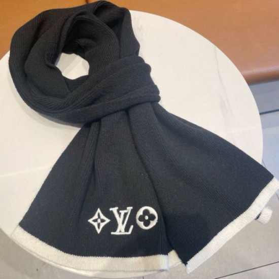 Replica Sciarpe Louis Vuitton LV Headline LV M77928 Nero